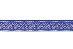Тесьма жаккард с метанитом, с1857, рис. 9006, ш. 2,2 см