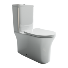 Ceramica Nova Star CN1904 Напольный пристенный унитаз с бачком с ультра тонким сидением с функцией плавного закрытия, цвет: белый фото