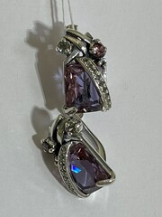 Киото (серьги из серебра)