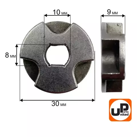 Звездочка ведущая UNITED PARTS для эл. пил (MAKITA UC3020A (90-0168)