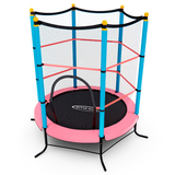 Батут детский DFC SMRKIDS 55" с сеткой, PINK фото №0