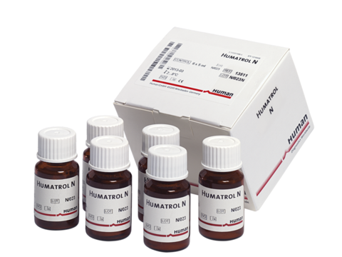 Контрольный материал Хуматрол/Humatrol N 6х5мл /ХУМАН ГмбХ Германия/HUMAN GmbH, Germany