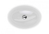 Geberit VariForm 500.716.01.2 Раковина встраиваемая в столешницу овальной формы, 55х40 см, без отв. под смеситель, с отв. перелива