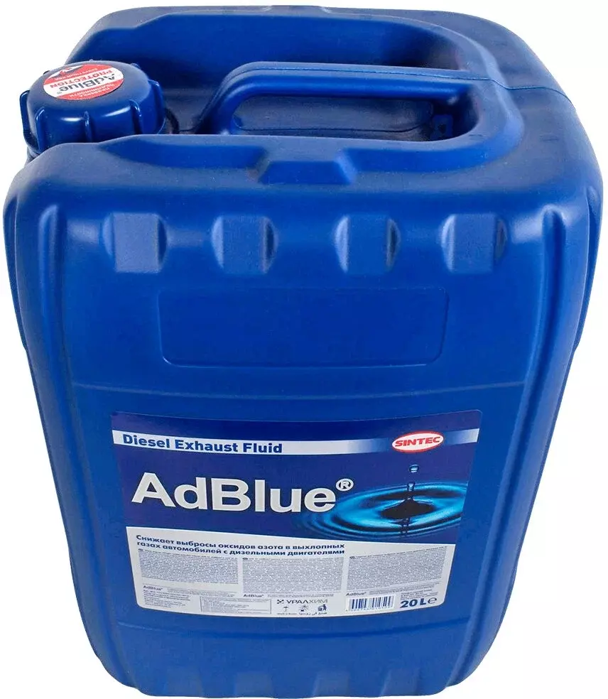 Водный раствор мочевины Sintec AdBlue Diesel Exhaust Fluid 20 л