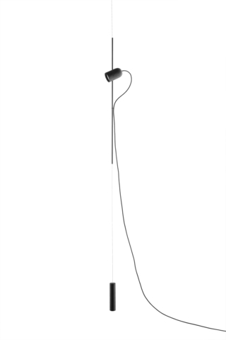 Фото: Подвесной светильник Nomon ONFA COLGANTE Black ash/Graphite - основной вид