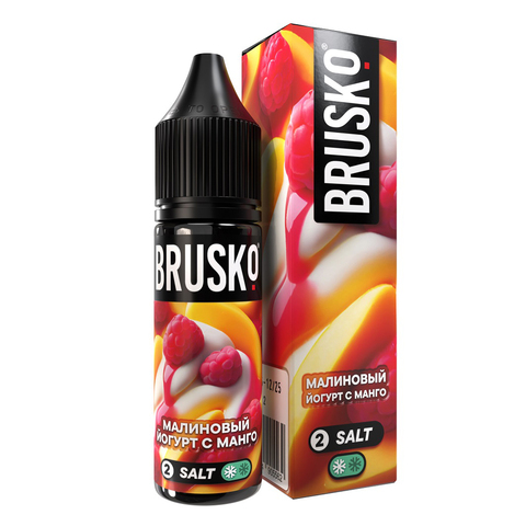 Жидкость BRUSKO Salt (Chubby) 2% 35 ml - Малиновый йогурт с манго
