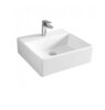 ArtCeram Quadro QUL005 01 00 Раковина накладная, 40x38, цвет: белый (глянцевый)