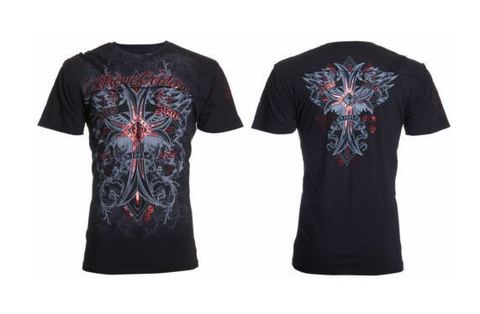 Xtreme Couture | Футболка мужская Cavalry X1232 от Affliction перед и спина