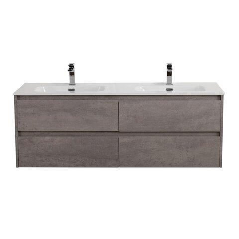 BelBagno Kraft KRAFT-1400-4C-SO-2-CG Тумба под раковину подвесная, 140x46, цвет: серый