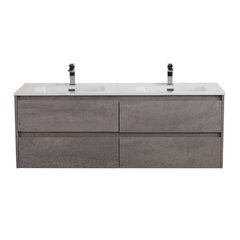 BelBagno Kraft KRAFT-1400-4C-SO-2-CG Тумба под раковину подвесная, 140x46, цвет: серый фото