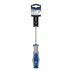 Отвертка Ultra Grip КОБАЛЬТ SL 3,0 х 100 мм CR-V, двухкомпонентная рукоятка (646-232)