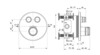 Ideal Standard Ceratherm Navigo A7296AA Смеситель встраиваемый с термостатом для душа, хром