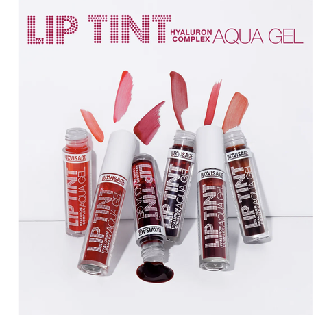 Lip Tint Aqua Gel Тинт для губ с гиалуроновым комплексом тон 04 Rosewood 3.4г Lux Visage — фото 7