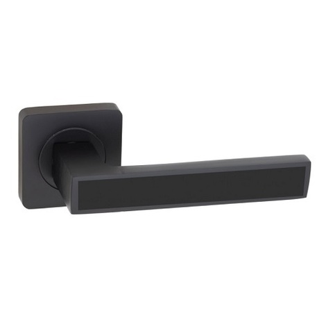 Ручка раздельная VETTORE R06.120 MBP/BL матовый черный/черный