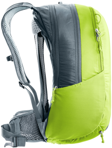 Картинка рюкзак велосипедный Deuter Race Air 14+3 Citrus/Graphite - 14