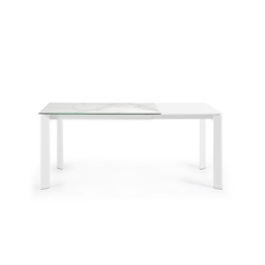 Стол Atta с белыми ножками 120(180)x80 см