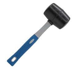 Киянка резиновая, фиберглассовая рукоятка, 910г (РемоКолор) 38-6-212