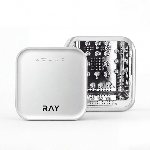 Лампа для сушки ногтей RAY Basic 2.0 (Базовая), серебро