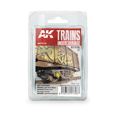 Набор красок AK interactive Trains Undercarriage Weathering set