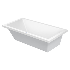 Duravit Starck 700050000000000 Ванна прямоугольная встраиваемая или с панелями 1800x900 мм с наклоном для спины, с переливом цвет: белый фото