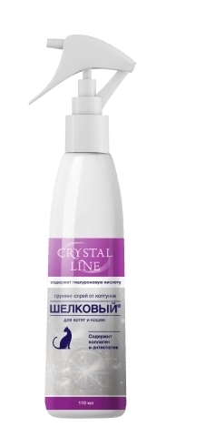 Crystal Line груминг-спрей от колтунов для кошек и котят 110 мл