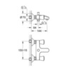 GROHE Costa S 25483001 Смеситель для ванны