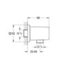 GROHE Allure Brilliant 27707000 Шланговое подсоединение