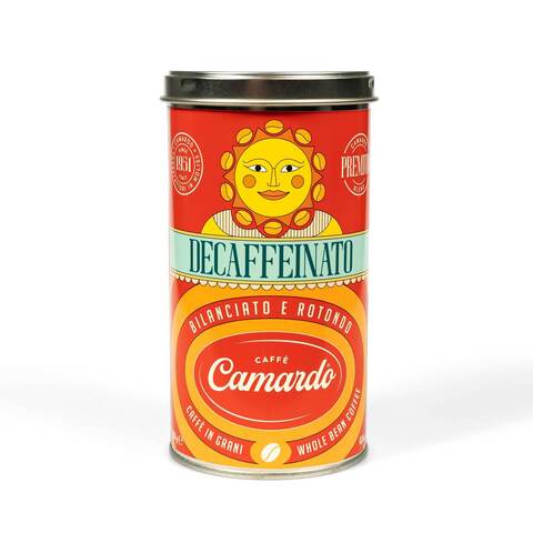 Кофе в зёрнах Camardo Premium DECAFFEINATO 250g