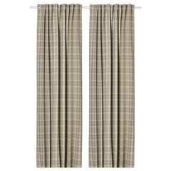 Комплект штор IKEA HAGGVECKMAL, Бежевый, 145x250 см, 2 шт