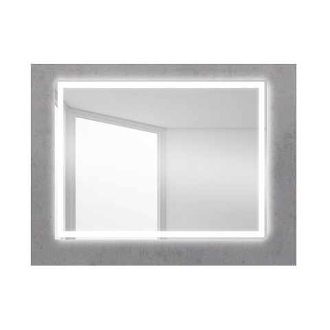 BelBagno SPC-GRT-600-800-LED-BTN Зеркало с встроенным светильником и кнопочным выключателем, цвет: белый