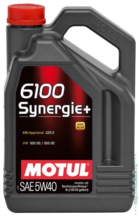 Motul 6100 Synergie+ 5W-40 - Полусинтетическое моторное масло