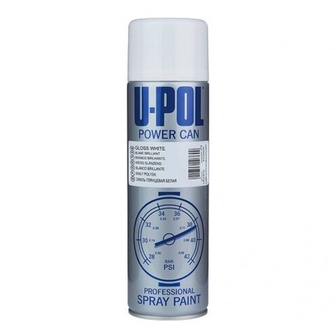 U-POL POWER CAN ЭМАЛЬ белый глянец 500мл