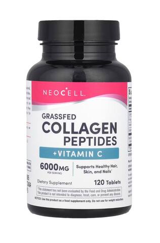 Neocell, Super Collagen + C, 120 растительных таблеток
