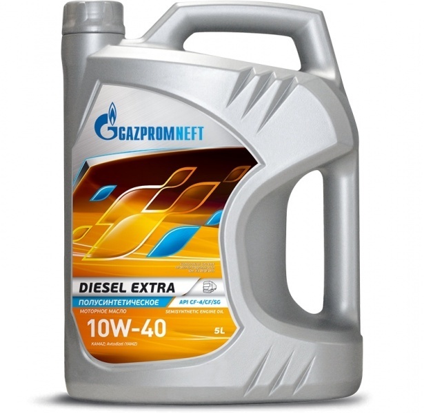 Моторное масло Gazpromneft Diesel Extra 10w40 полусинтетическое 5л