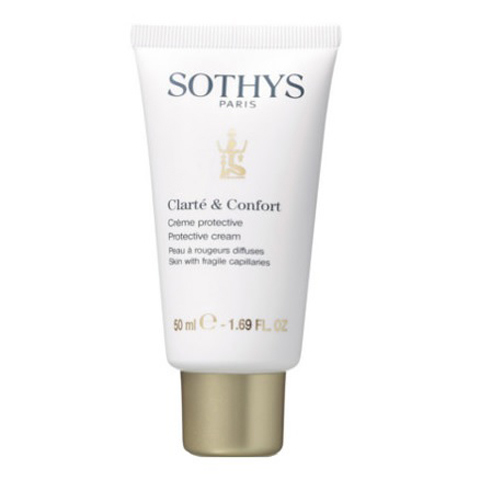 Sothys Clarte Confort: Крем защитный для чувствительной кожи лица и кожи с куперозом (C&C Protective Cream)