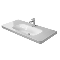 Duravit DuraStyle 2320100044 Раковина для мебели, без перелива, с 3 отв. под смес., 1000x480мм, цвет: Белый фото