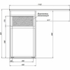 Aquanet Токио 239299 Тумба с раковиной, цвет: белый