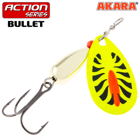 Блесна вращ. Akara Action Series Bullet 3 8 гр. 2/7 oz. A28