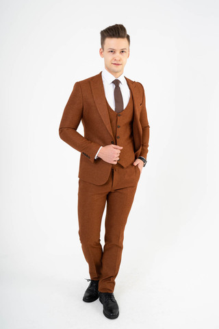 Костюм мужской - тройка Slim Fit Cesare Mariano 12/007
