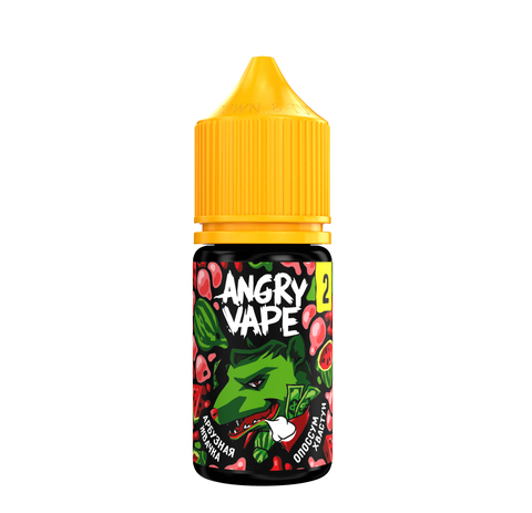 Жидкость Angry Vape Salt 2% 30 ml - Опоссум Хвастун (арбузная жвачка)