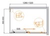 Cezares MOLVENO-AH-11-120/80-P-CR Душевой уголок, цвет: хром