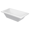 Duravit Starck 700052000000000 Ванна акрил прямоугольная 1800x900 мм , встраиваемая или с панелями ,с 2 наклонами для спины, с переливом цвет: белый
