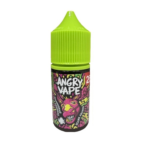 Жидкость Angry Vape Salt 2% ULTRA 30 ml - Ослик Лолкек (малиновый лимонад)