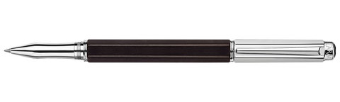 Ручка-роллер Caran d'Ache Varius Ebony Silver Plated (4470.086)
