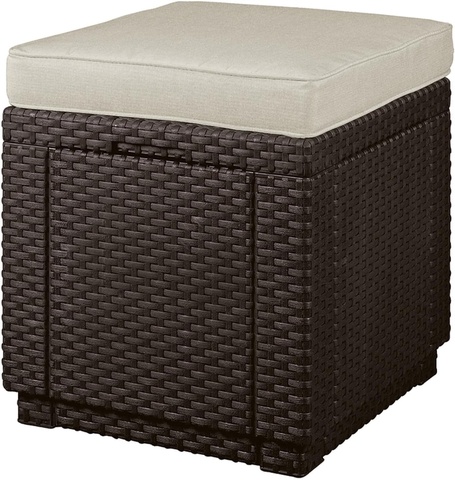 Curver Пуфик Куб с подушкой (Cube with cushion)