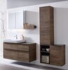 Geberit Smyle Square 500.362.JR.1 Настенная полка 45x14.8x15см, темно-серый / с порошковой окраской, матовый, меламин с текстурой дерева / пекан