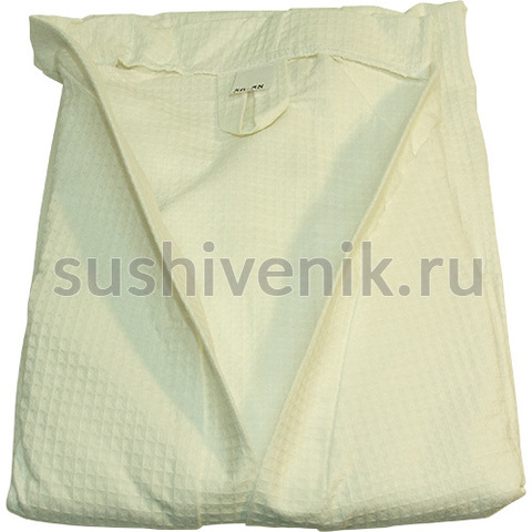 Халат вафельный для бани и сауны - 3