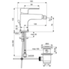 Ideal Standard Cerafine D BC691AA Смеситель для биде