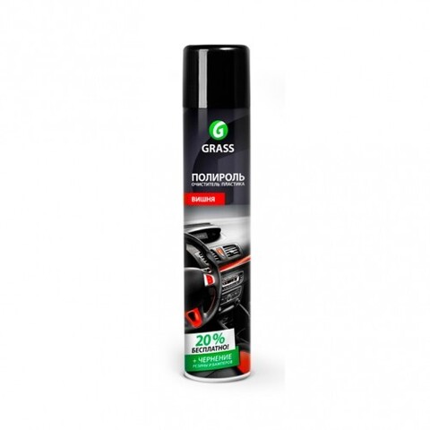 GraSS Полироль-очиститель пластика Dashboard Cleaner Вишня 750мл