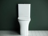 Ceramica Nova Star CN1904 Напольный пристенный унитаз с бачком с ультра тонким сидением с функцией плавного закрытия, цвет: белый